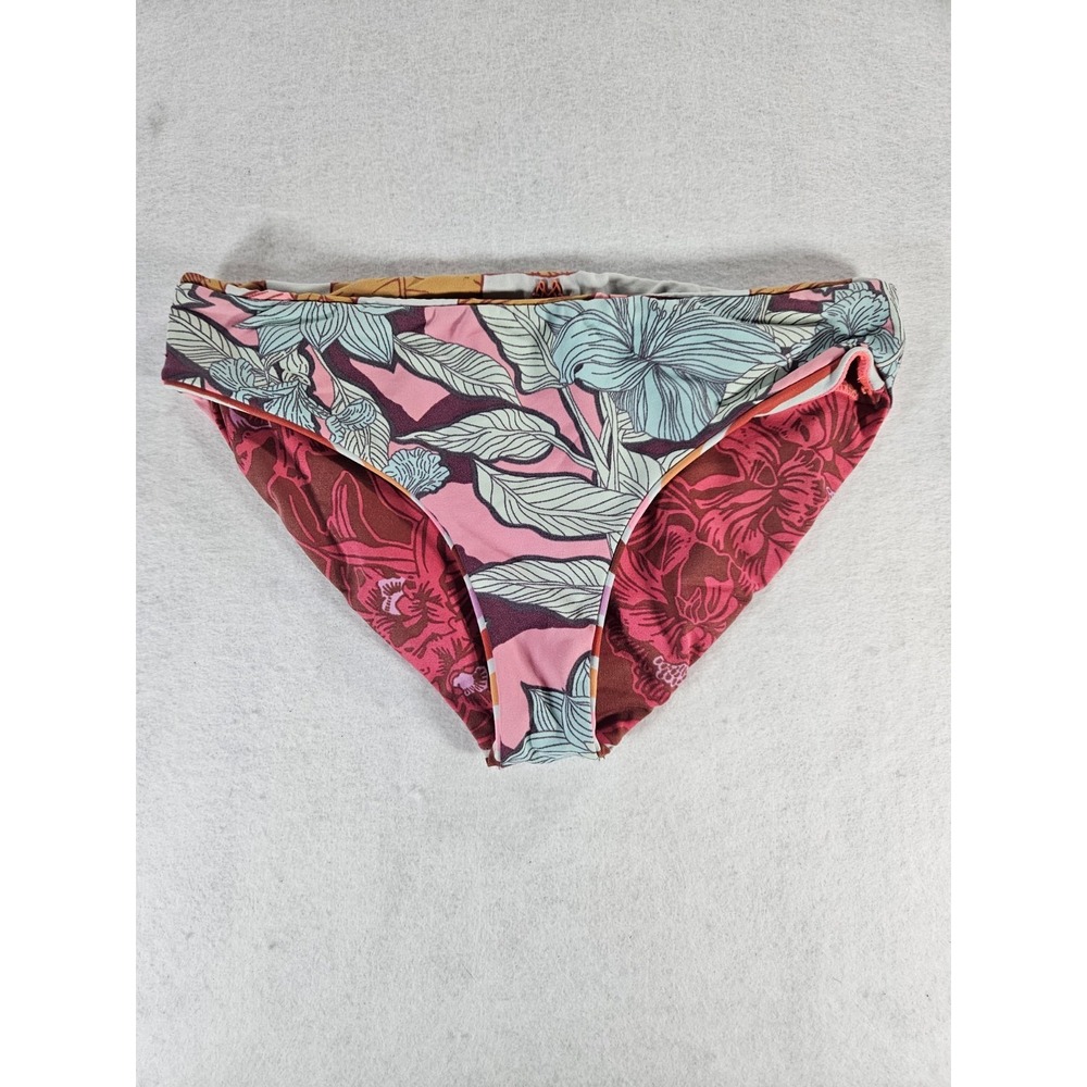 Maaji Reversible Bikini Bottoms‎ Floral Tropical Boho Waist Size Small S